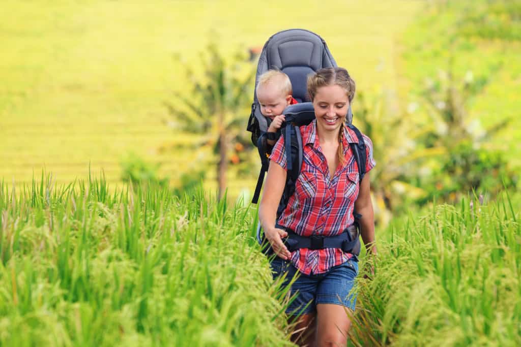 Unterwegs mit dem Baby - die perfekte Erstausstattung 5 Rückentrage für Baby