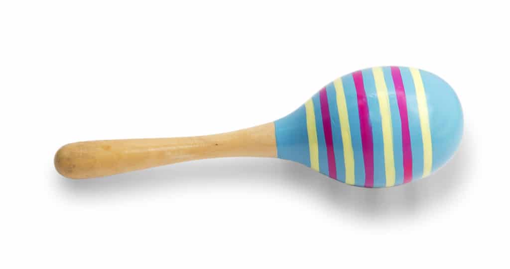 Babyrassel 41 Babyrassel aus Holz